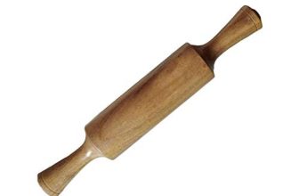 Varsha Funiture Handicraft Handmade Wooden Rolling Pin Or Belan For Kitchen Use Ii Brown Color Pack Of 1 For Making Roti Ii