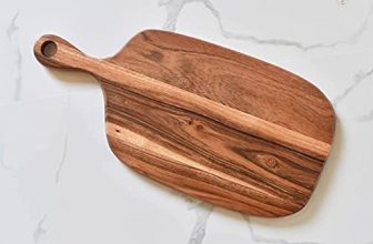 Varsha Funiture Wooden Natural Chopping Cutting Board For Kitchen Vegetables, Fruits & Cheese- (Teak)