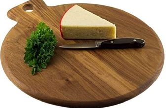 Varsha Funiture Wooden Natural Chopping Cutting Board For Kitchen Vegetables, Fruits & Cheese-(Teak Natural)