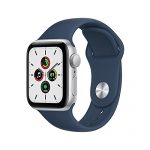 Apple Watch Se (Gps, 40Mm) – Silver Aluminium Case With Abyss Blue Sport Band – Regular