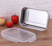 Signoraware Modular Rectangular Stainless Steel Container, 5.5 Litre, Silver