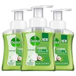 Dettol Foaming Handwash Pump – Aloe Coconut (Pack Of 3-250Ml Each) | Rich Foam | Moisturizing Hand Wash | Soft On Hands