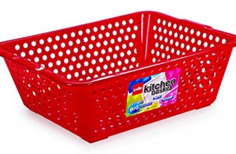 Cello Plastic Kitchen Basket, Small, 20 Liters, Red