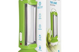 Syska T0790La Tuo Portable Rechargeable Led Lamp Cum Torch With Upto 4Hrs Backup (Green-White)