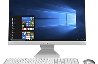 Asus Aio M241, 23.8″ Fhd, Dual Core Amd Ryzen 3 3250U All-In-One Desktop (4Gb/1Tb Hdd/Office 2019/Windows 10/Integrated Graphics/With Wireless Keyboard & Mouse/White/5.4 Kg), M241Dak-Wa044Ts