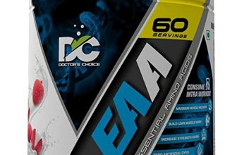 Doctor’S Choice Eaa (Essential Amino Acids) Bcaa Powder For Intra/Post Workout, Muscle Recovery,Increase Performance For Men & Women -60 Serving (600 Gms) (Litchi Slush)