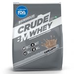 Bigmuscles Nutrition Crude Whey – 1 Kg (Cafe Latte) | Us Fda Regd. Brand | Whey Protein Concentrate 80%, 24G Protein, 5.5G Bcaa, 4 G Glutamine