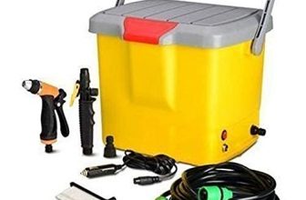 Tradhivilla 12V Dc Electric Car Washer Pump Portable High Pressure Car Washer Machine Car Washing Accessories Spray Gun Water Tank Perfect For Cleaning Washing Vehicle Cars