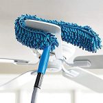 Foldable Microfiber Fan Cleaning Duster Steel Body Flexible Fan Mop For Quick And Easy Cleaning Of Home, Kitchen, Car, Ceiling, And Fan Dusting Office Fan Cleaning Brush With Long Rod(Multi-Color)
