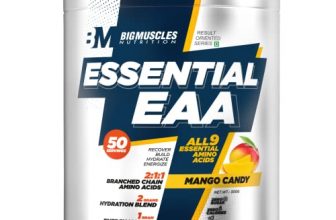 Bigmuscles Nutrition Essential Eaa [50 Servings, Mango Candy] | Full Spectrum Eaas-Bcaa, Hydration Blend, Energy Matrix, Keto Friendly, All 9 Essential Amino Acids