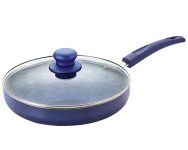 Nirlon Cooking Aluminium Non Stick Induction Base Bling Fry Pan With Glass Lid [1.9 Liter ]