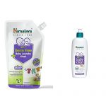 Himalaya Germ Free Baby Laundry Wash 1 L Pouch, White, (7004801) & Himalaya Baby Body Lotion, For All Skin Types (400 Ml)