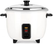 Pigeon Joy (With Ss Lid) – 1.8 L (Single Pot) Electric Rice Cooker With Steaming Feature(1.8 L, White, Pack Of 3)
