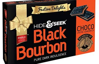 Parle Platina Hide & Seek Black Bourbon Choco, 300 G