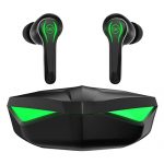 Wings Phantom Wireless Gaming Earbuds With 50Ms Low Latency 40Hrs Playtime Mems Mic, Bluetooth 5.3, Ipx5 Resistant,Fast Charging, For Best Calling And Designed For Comfort Gaming