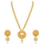 Sukkhi Pleasing Gold Plated Necklace Set For Women