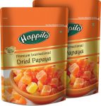 Happilo Premium International Dried Papaya(2 X 200 G)