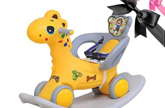 Kids Brand 2 In 1 Baby Horse Rider-Kids Ride On Push Car Toy Car Rider Babies Toy Toddler Baby Toy 1-5 Years Old-Indoors & Outdoors Kids Made In India (Yellow)