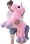 Riddhi Big Size Funny Unicorn Stuffed Animal Plush Toy, Unicorn Soft Toys For Girls, Soft Toy, Teddy Bear For Girls, Kids, Your Beloved Ones, Birthday Gift – 100 Cm  – 100 Cm(Pink, Purple)
