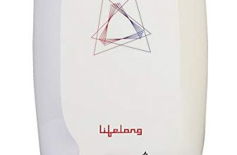 Lifelong Llwh106 Flash 3 Litres Instant Water Heater For Home Use, 8 Bar Pressure,Power On/Off Indicator And Advanced Safety, (3000W, Isi Certified, 2 Years Warranty)