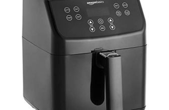 Amazonbasics Air Fryer With Touchscreen Panel (5.5 Liter, 1700 W), Black