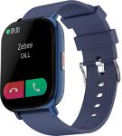 (Renewed) Zebronics Zeb-Fit7220Ch Smart Fitness Watch With Call Function Via Built-In Speaker & Mic, 2.5D Curved Glass 4.4Cm (1.75″) Square Display, Metal Body, 7-Day Data Storage, Spo2, Bp & Hr Monitor (Blue)