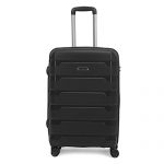 Aristocrat Porto 75Cm Black Polypropylene Harsided Check-In Luggage 8W Strolley