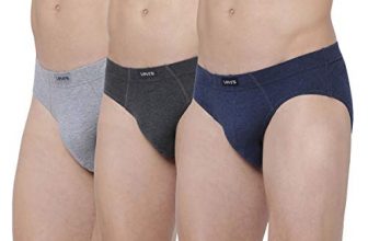 Levi’S Men 100 Ca Style 11 Comfort Brief Lt. Grey Melange,Dk. Grey Melange,N.Melange P3 Size- M