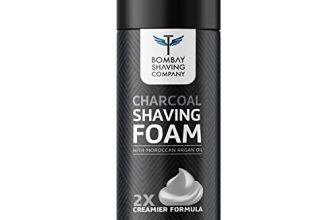 Bombay Shaving Co Charcoal Shaving Foam, 266 Ml (33% Extra) With Activated Charcoal & Moroccan Argan Oil