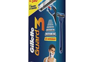 Gillette Guard 3 Single Razor With 8 Blades Pack
