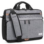 Aircase Office Sling Messenger Bag Fits Upto 15.6″ Laptop/Macbook, Detachable Shoulder Strap, Waterproof, Shockproof, Spacious Pockets For Office/Travel, Grey- With Warranty