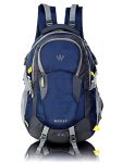 Wesley Spartan Unisex Travel Hiking Laptop Bag Fits Upto 17.3 Inch With Raincover And Internal Organiser Backpack Rucksack College Bag (Navy Blue)