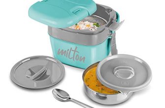 Milton Cubic Big Tiffin Box, 1100 Ml, Aqua Green