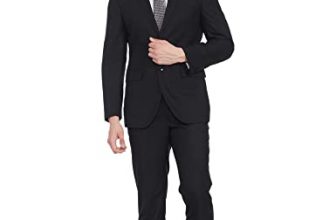 Raymond Men’S Wool Blend Sb2 Btn Notch Lapel Floating Suit-1 Dress Set (Rpdc01409-K7_Black_96)