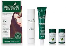 Biotique Bio Herbcolor Conditioning Hair Color, 50G + 110Ml – Brown 4N (Pack Of 1)