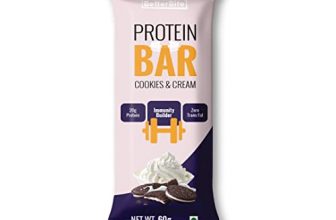 Betterbite Cookies & Cream Protein Bar 60Gm (Pack Of 12)