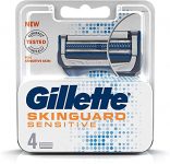 Gillette Skinguard Manual Shaving Razor Blades- Pack Of 4 Cartridges