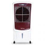 Lifelong Llac285 Supercool Air Cooler – 85L ; With Water Level Indicator, Multi-Way Air Deflection, Powerful Air Throw, Honeycomb Pads (White/Maroon, 1 Year Warranty)