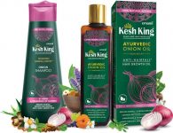 Kesh King Onion Oil 200Ml + Onion Shampoo 300Ml(2 Items In The Set)