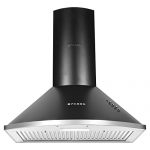 Faber 60 Cm 1000 M³/Hr Pyramid Kitchen Chimney (Hood Class Pro Pb Bk Ltw 60, Baffle Filters,Black)