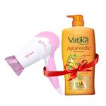 Dabur Vatika Studio Collection – Ayurvedic Shampoo -1L With Vega Hair Dryer Combo