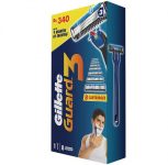 Gillette Guard 3 Single Razor With 8 Blades(Pack Of 9)