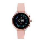 Fossil Sport (41Mm, Blush) Women Metal And Silicone Touchscreen Smartwatch With Amoled Screen, Heart Rate, Gps, Nfc, Music Storage And Smartphone Notifications – Ftw6022