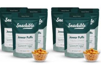 Snackible Nacho Cheese Jowar Puffs (Pack Of 6) – 6X35Gm | Roasted Jowar | Gluten Free | Rich In Iron