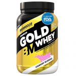 Bigmuscles Nutrition Premium Gold Whey 1Kg Whey Protein Isolate Blend | Usa Fda Regd. Brand | 25G Protein Per Serving [Strawberry Milkshake]