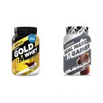 Bigmuscles Nutrition Premium Gold Whey 1Kg Whey Protein Isolate Blend & Bigmuscles Nutrition Real Mass Gainer [1Kg, Chocolate]