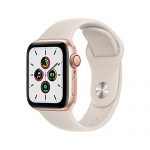 Apple Watch Se (Gps + Cellular, 40Mm) – Gold Aluminium Case With Starlight Sport Band – Regular