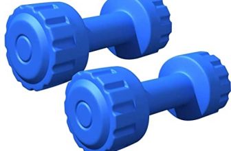 Starx Plastic Xpvc Dumbbell Set, Adult 1Kg, Set Of 2 (Blue)