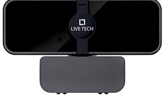 Live Tech Meet Webcam With Digital Microphone, Plug And Play Usb Streaming Camera For Video Calling Conference Recording Online Teaching, 110 Degrees Wide-Angle