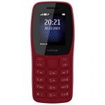 Nokia 105 Plus Single Sim, Keypad Mobile Phone With Wireless Fm Radio, Memory Card Slot And Mp3 Player | Red